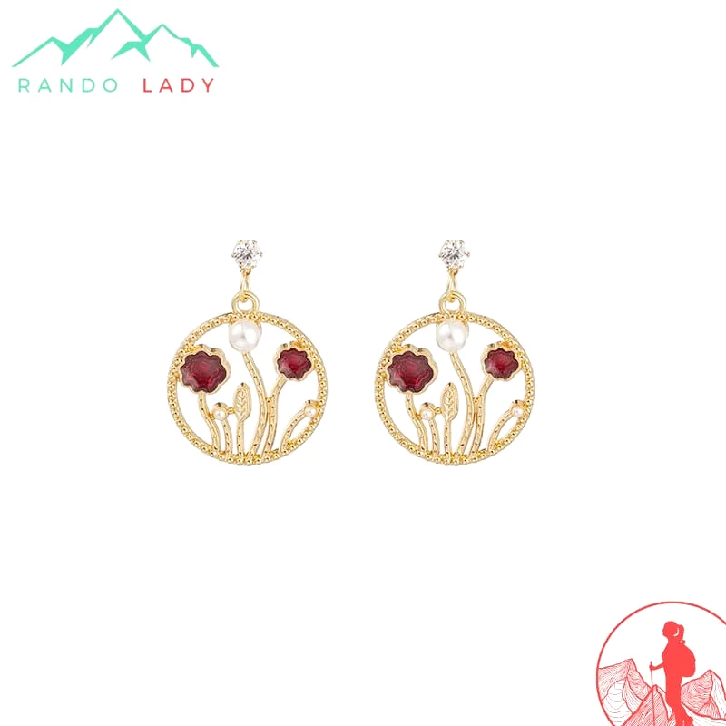 Boucle d'Oreille Montagne pour Femme