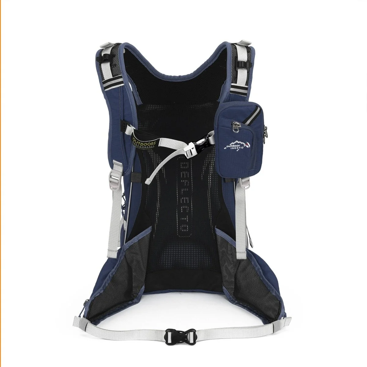Sac à dos de randonnée / cycliste imperméable avec poche pectoral 830g "OUTDOOR INOXTO - Deflecto 20L" – Image 2