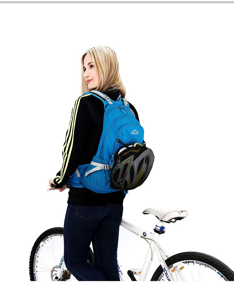 Sac à dos de randonnée / cycliste imperméable avec poche pectoral 830g "OUTDOOR INOXTO - Deflecto 20L" – Image 6